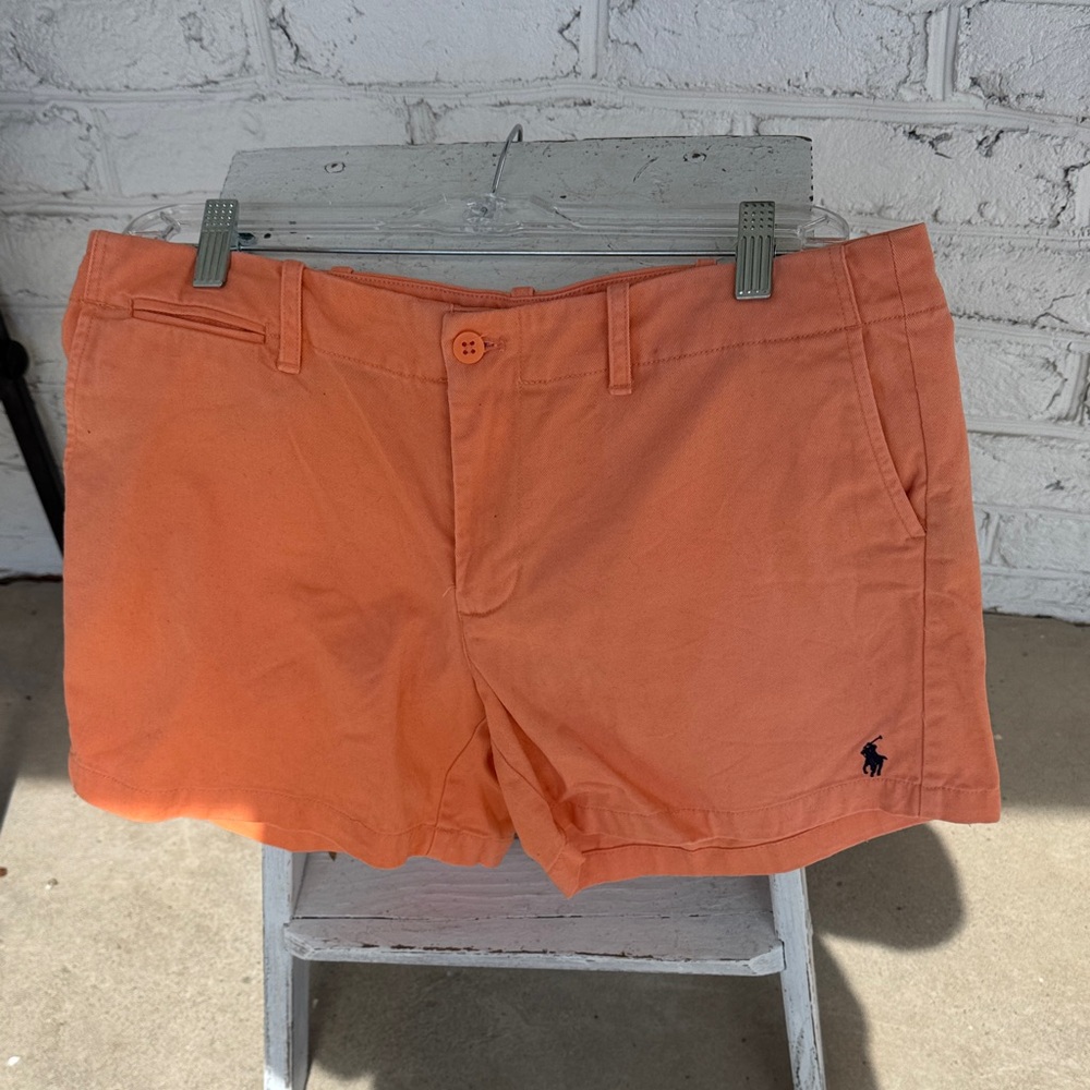 Polo by Ralph Lauren Orange Cotton Chino Shorts - size 8